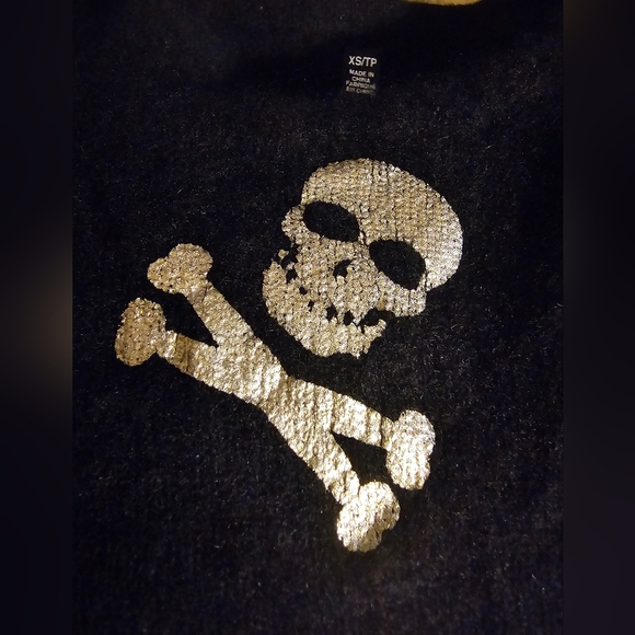 Saks 5th Ave Cashmere Skull Sweater | Size: XS /TP - Picture 4 of 11
